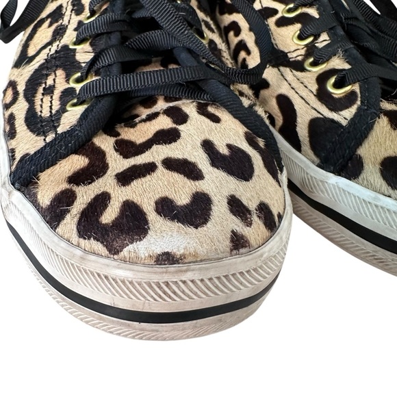 Keds X Kate Spade Leopard Print Sneakers Size 7 - Picture 7 of 9